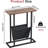 Narrow Side Table For Small Spaces, 17.7" W Slim End Table Magazine Table Nighstand With Storage Holder, Accent Skinny Snack Couch Bedside Table-461833747