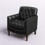 Fauteuil en cuir capitonné Annja-87636159