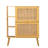 Younts 2-Drawer Wood and Rattan Shoe Cabinet
