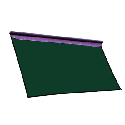 Ensemble de panneau de protection solaire foncé 10 pi x 16 pi, de haute qualité, résistant, durable, idéal pour le camping et les vacances, ombrage à 90%, œillets de bord, ensemble d'ombrage léger et facile à transporter