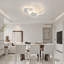 Star-Shaped 55Cm LED Flush Mount With Remote