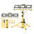 21000lumen Led Work Lights With Stand - 3 Head Portable Work Light With 16ft Cord
