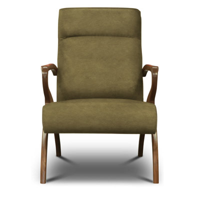 Fauteuil en cuir véritable l 27 po Adele