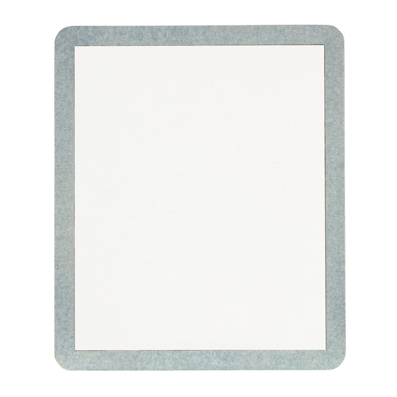 Gray Rectangular Wood and Glass End Table