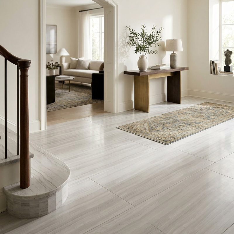 Athens Grey Light Honed 12x24 Limestone Tile