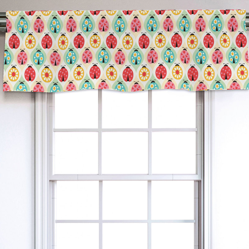 Sateen Ruffled Window Valance