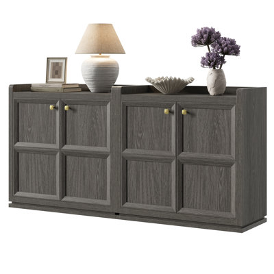 Helio 34'' Sideboard With Adjustable Shelf and Safe Round Corners