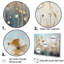 Beige Wildflowers Breeze III - ensemble d'art sur toile Wildflowers-107741341-107741339