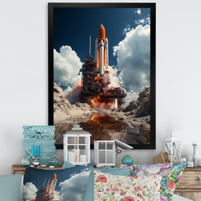 " Rocketship Beyond The Atmosphere I "