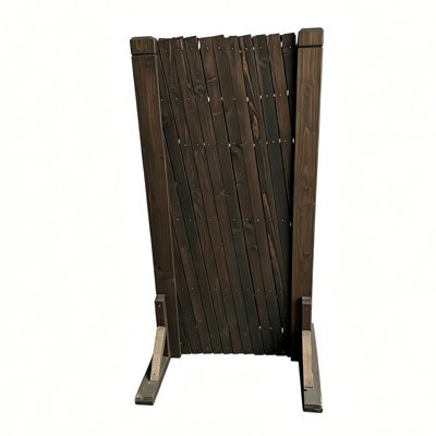 Expandable Natural Wood Fence