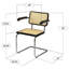 Fauteuil Cesca Cane-1660344173