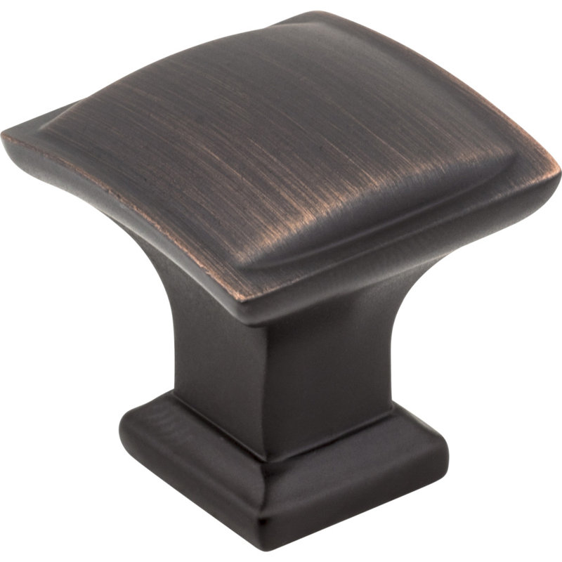 Annadale Square Knob, Brushed Oil Rubbed Bronze, 1 1/4"