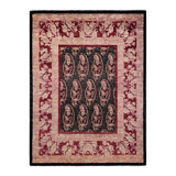 Suzani One-of-a-Kind 4' 7" X 6' 2" Hand Knotted Area Rug