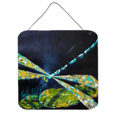 « night libellule night flight » par martin welch, reproduction d’art sur plaque