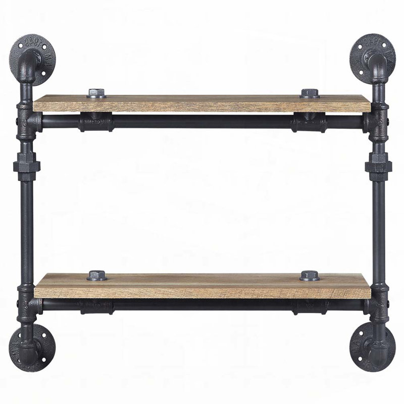 Rectangle 2-Tier Wall Shelf