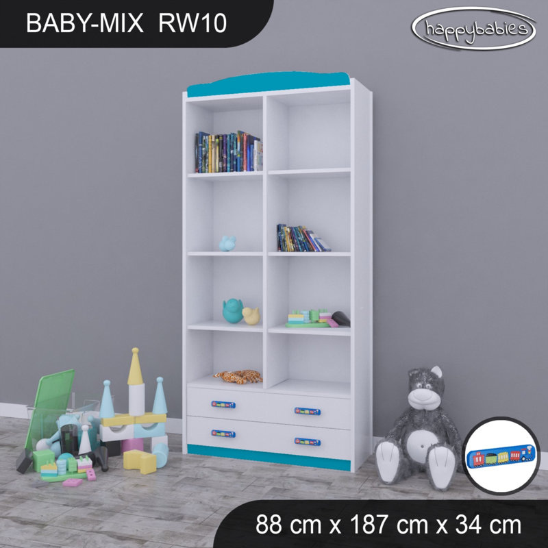 Baby Mix 187cm H X 88cm W Kids Cube, Blue