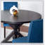 Ensemble de salle à manger 5 pièces Mytzi avec table croisée et chaises élégantes, pour intérieurs modernes et traditionnels-1190935635
