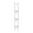 Coster 15.7'' W Steel Storage Rack with Wheels
