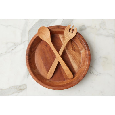 Mediterranean Salad Servers Cherrywood