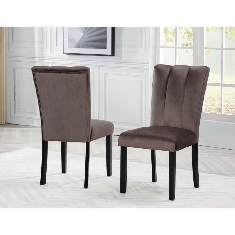 Chaise d'appoint rembourrée 2 pièces Emerson 
