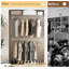 Étagères de placard murales avec tringle de suspension, ensemble de 2 étagères en fil de fer blanc de 4 pi x 12 po, organisateur de tablette murale en métal pour la maison, garde-manger, rangement pour salle de lavage