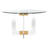 Ravello Round Glass Top Dining Table-668794747