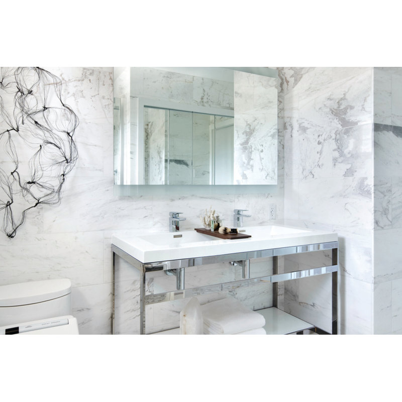 Ensemble de meuble-lavabo simple avec miroir C 48,25 "C