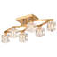 6-Light  Crystal  Ceiling Light For Dining Room, Modern Ceiling Lamp With  Light Fixture For Farmhouse Entryway Living Room (6*G9 Bulbs Included)-766074023