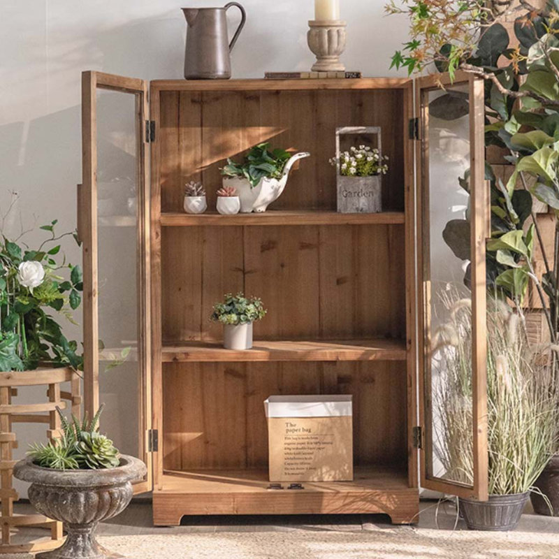 Bibliothèque en bois massif