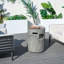 Ensemble de meubles de patio 3 pièces avec foyer
