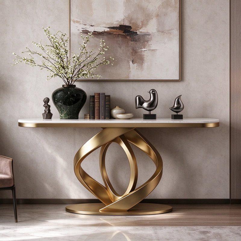 Console Italian Luxury, 33.5" H x 59.1" W x 13.8" D