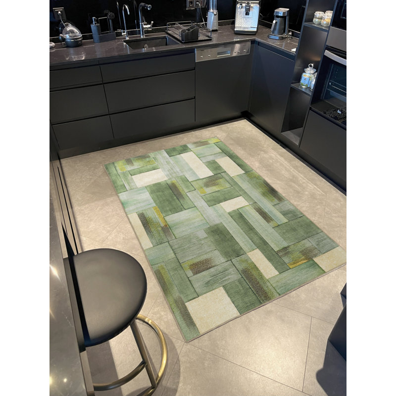 Vontae Geometric Indoor / Outdoor Rug, Rectangle 2'8" x 5'