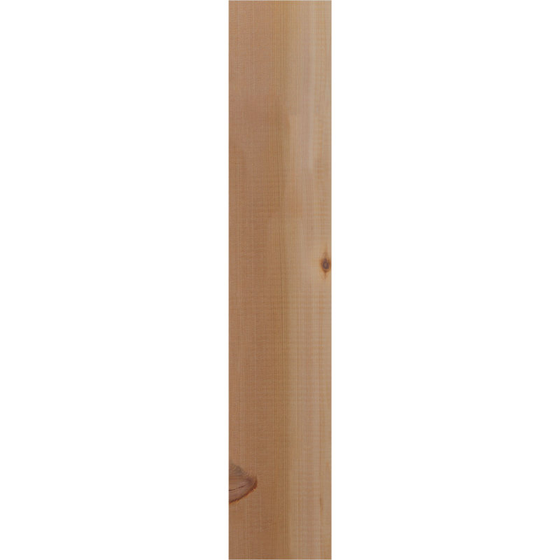 Corbeau Crestline avec contre-plaque, H 30 po x l 5,5 po x P 14 po, Lisse, Cèdre rouge