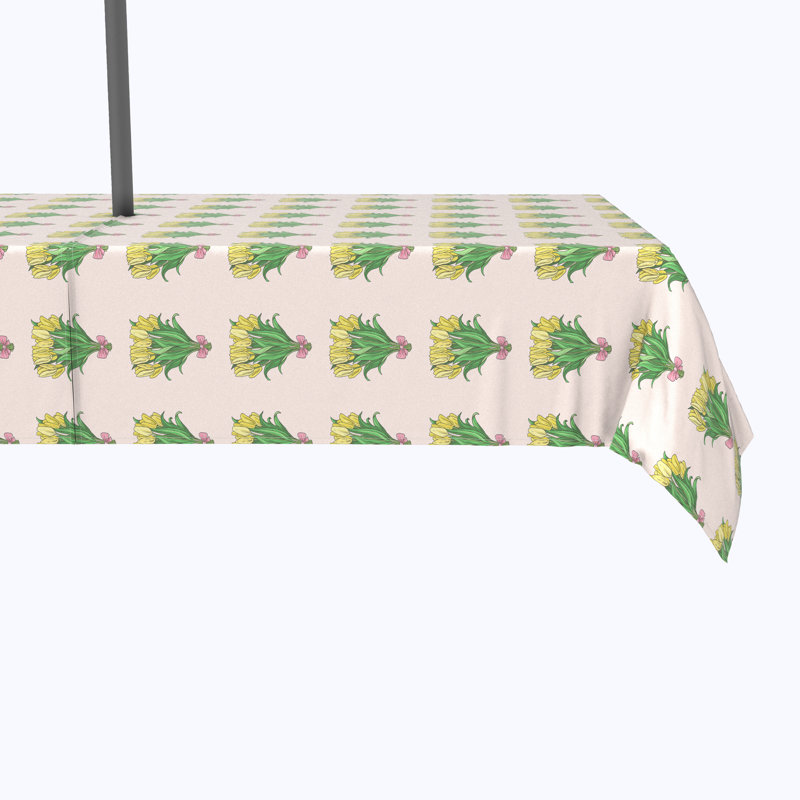 Nicolas Floral Tablecloth, 104" x 60"