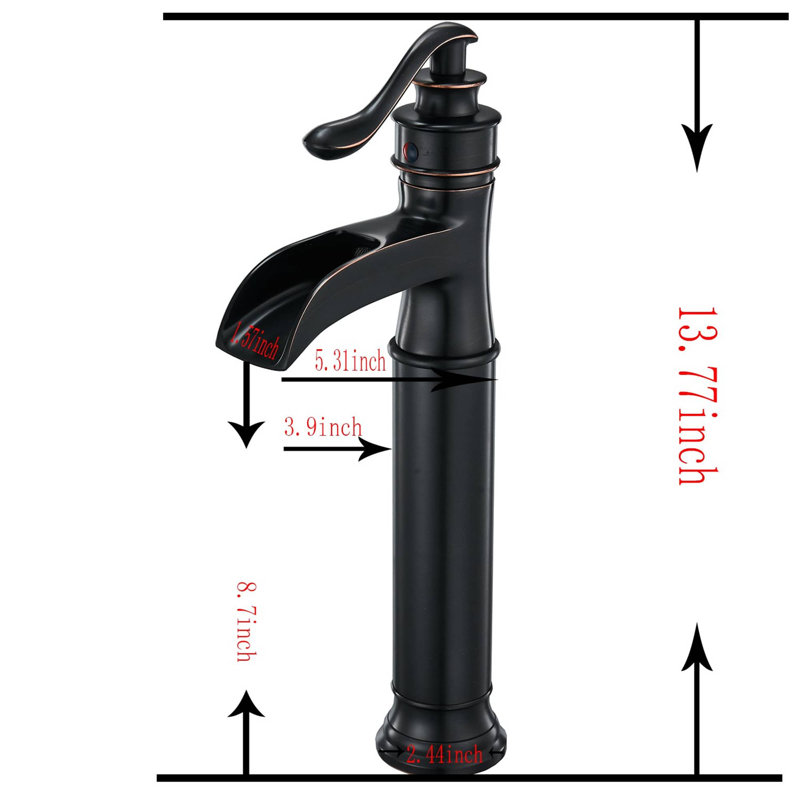 Single-handle Bathroom Faucet with Drain Assembly