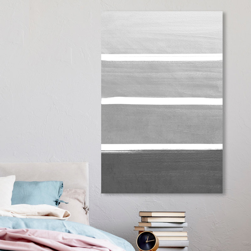 «The Right Shade of Gray», peinture sur toile, H 30 po x l 20 po x P 2 po, Toile tendue