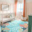 Gingham Shag Area Rug-118262251