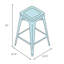 Tabouret à hauteur de comptoir 24 po-796203440-796203447