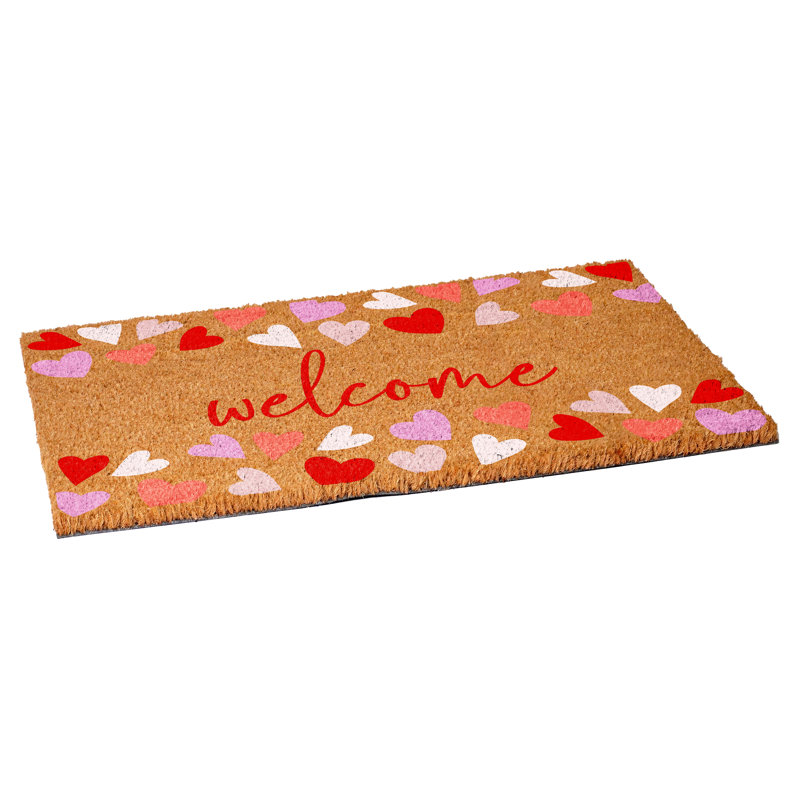 Paillasson Lots of Hearts, L 24 po x L 36 po