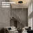 Pawnee 16-Light Black Cylinder Chandelier with Crystal Balls, Dimmable LED Lights & Remote Control for High Ceilings