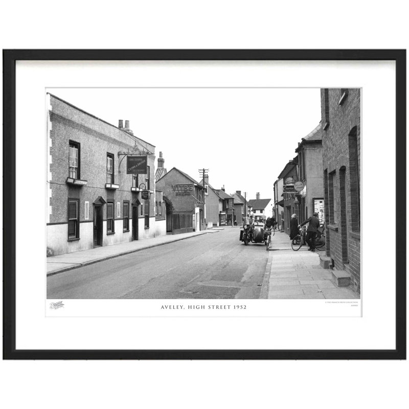 Aveley, High Street 1952 by Francis Frith - Single Picture Frame Print, 60cm H x 80cm W x 2.3cm D