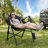 Noraleescome Hammock Folding Camping Rocker Chair with Headrest and Removable Footrest-97762585