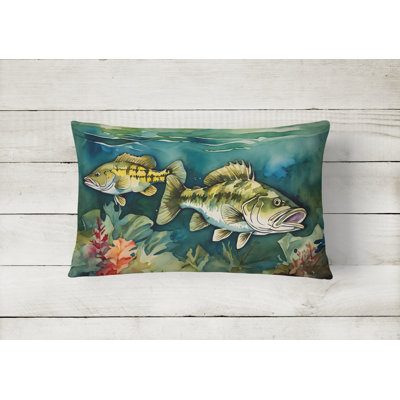Housse et insert de coussin rectangulaire en polyester pour l'intérieur et l'extérieur