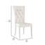 Chaise d'appoint en velours capitonné Hastie-1750569074