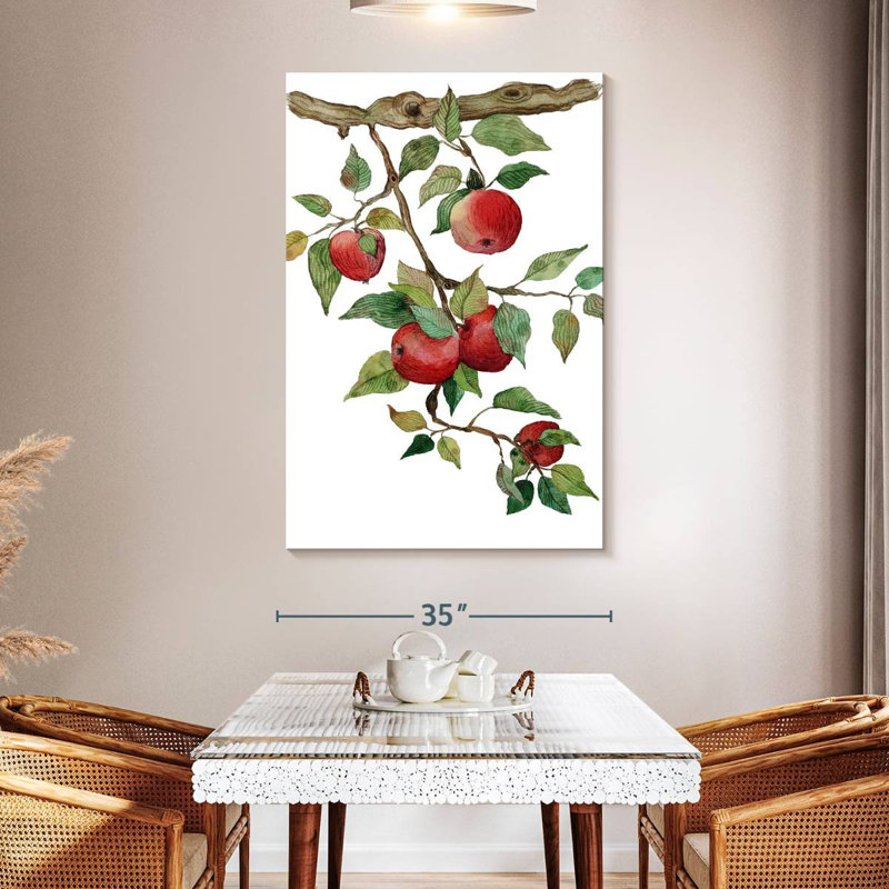 Yarlin Ripe Red Apples, 51" H x 34" W