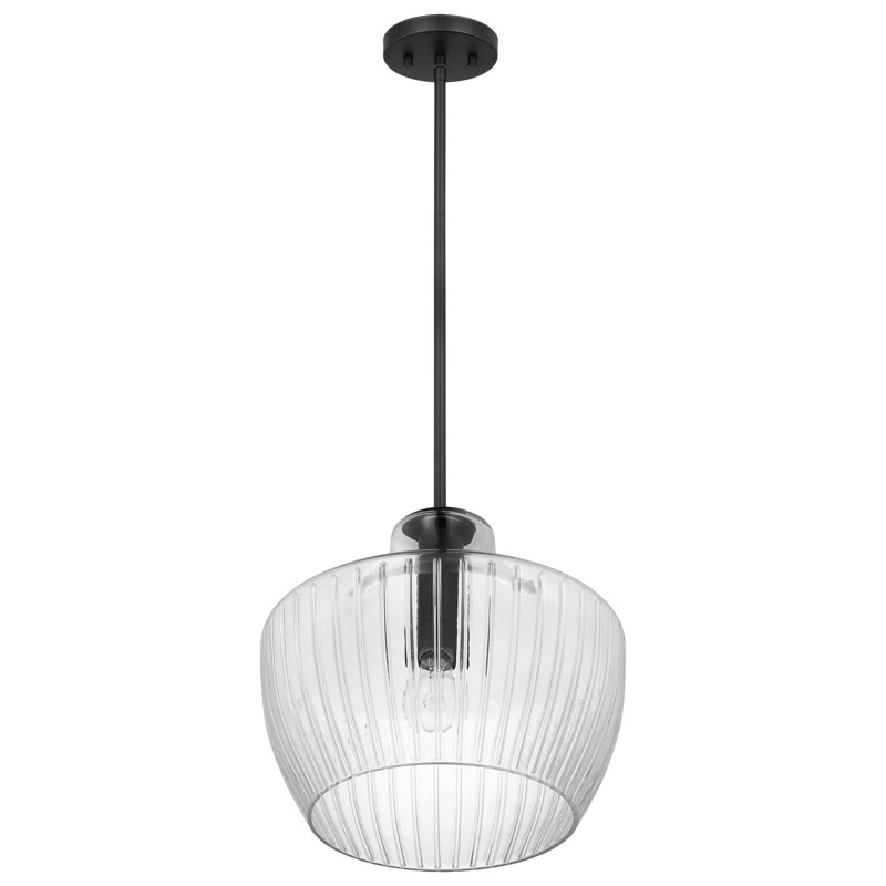 Luminaire suspendu en forme de dôme à 1 lumière Avinash