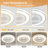 Makaiyla 20" Smart Dimmable RGB Indoor Ceiling Fan Lights with Remote/APP/Voice Control, 6 Speeds, Timer, Quiet DC Motor-1075119732