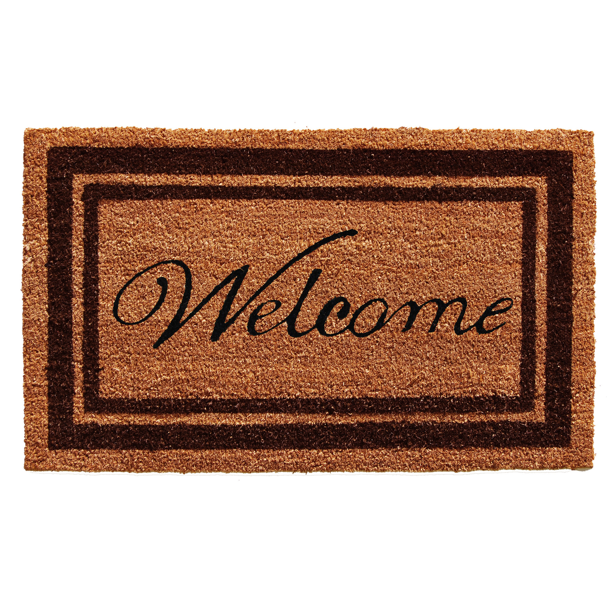 Stender Non-Slip Outdoor Doormat, Brown, Rectangle 2' x 3'