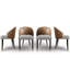 Chaise d'appoint rembourrée en similicuir Modern-1274709406