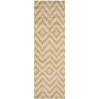 Sanyla Hand Tufted Wool Chevron Rug